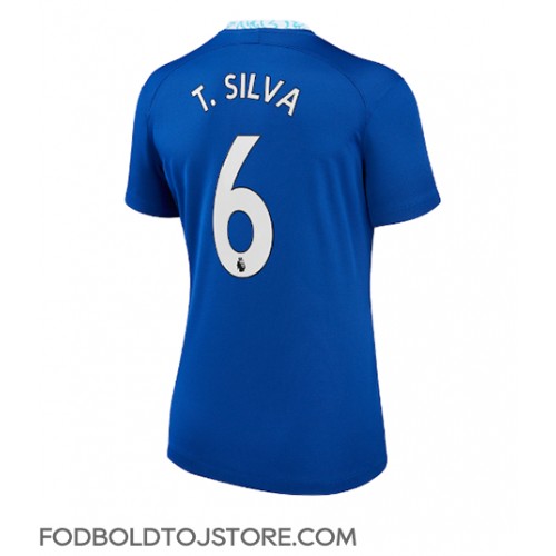 Chelsea Thiago Silva #6 Hjemmebanetrøje Dame 2022-23 Kortærmet